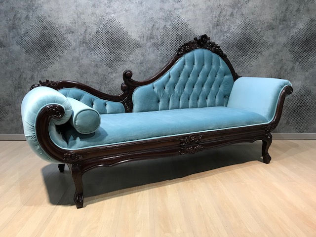 VICTORIAN CHAISE - TUFFED BACK - Image 3